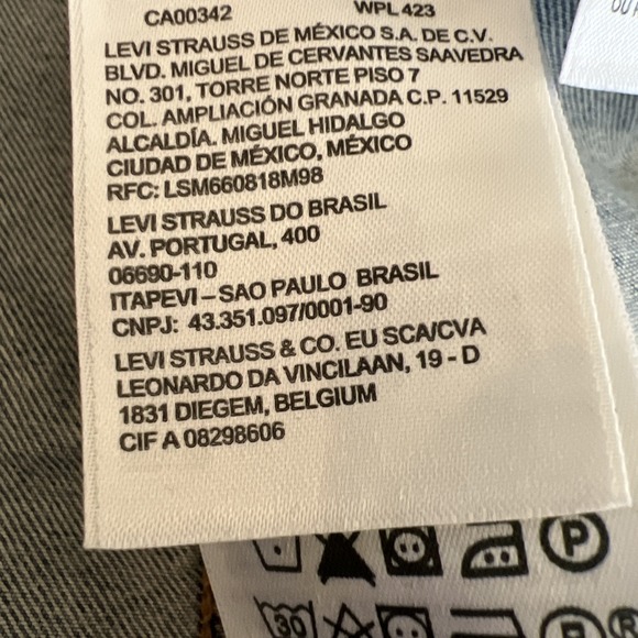 Mizzou Missouri Game Day Levi Jean Denim Jacket Football Small Hand Painted - Picture 6 of 15